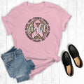 Leopard Fight Breast Cancer Light Pink - Adult & Kids T-Shirts, Sweatshirts & Hoodies apparel design preview 1
