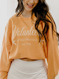 Tennessee Vols Established Bow Orange Corded Crew - Adult & Kids T-Shirts, Sweatshirts & Hoodies apparel design preview 1