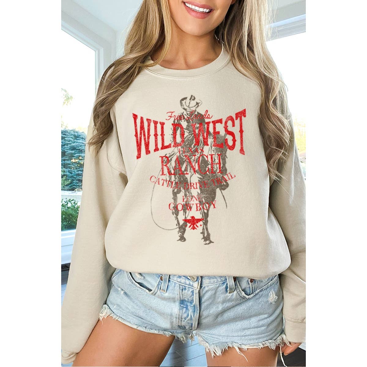 Wild West Vintage Graphic - Adult & Kids T-Shirts, Sweatshirts & Hoodies apparel design preview 1