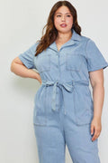 Plus Size Washed Utility Jumpsuit - Adult & Kids T-Shirts, Sweatshirts & Hoodies apparel design preview 1