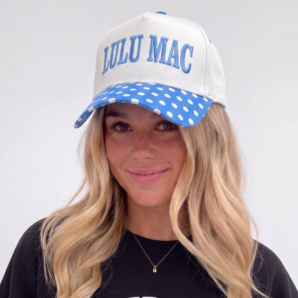 LM-CP-1002 Royal/White Dot Cap - Adult & Kids T-Shirts, Sweatshirts & Hoodies apparel design preview 1