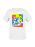 Cozy Raccoon Café Art Print Men's - Adult & Kids T-Shirts, Sweatshirts & Hoodies apparel design preview 1