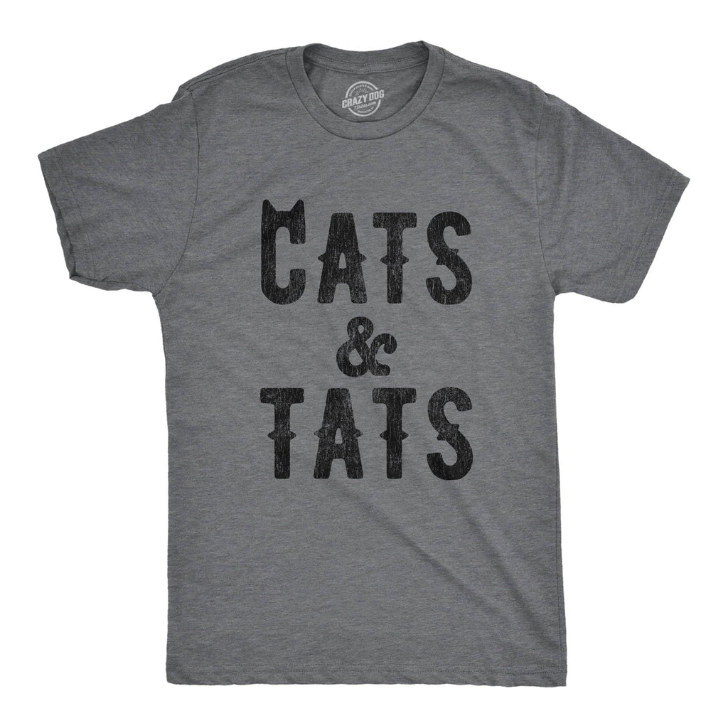 Cats and Tats Men's - Adult & Kids T-Shirts, Sweatshirts & Hoodies apparel design preview 1
