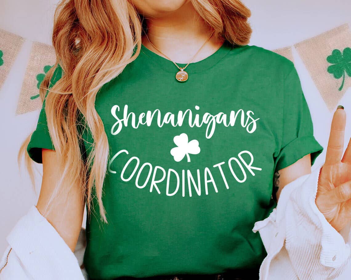 St Patricks Day Shenanigans Coordinator - Adult & Kids T-Shirts, Sweatshirts & Hoodies apparel design preview 1