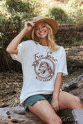 Free Spirit Wild Heart Oversized Mineral Washed - Adult & Kids T-Shirts, Sweatshirts & Hoodies apparel design preview 1