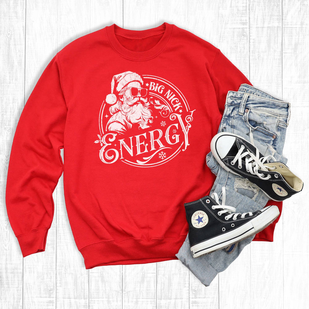 Christmas Big Nick Energy - Adult & Kids T-Shirts, Sweatshirts & Hoodies apparel design preview 1
