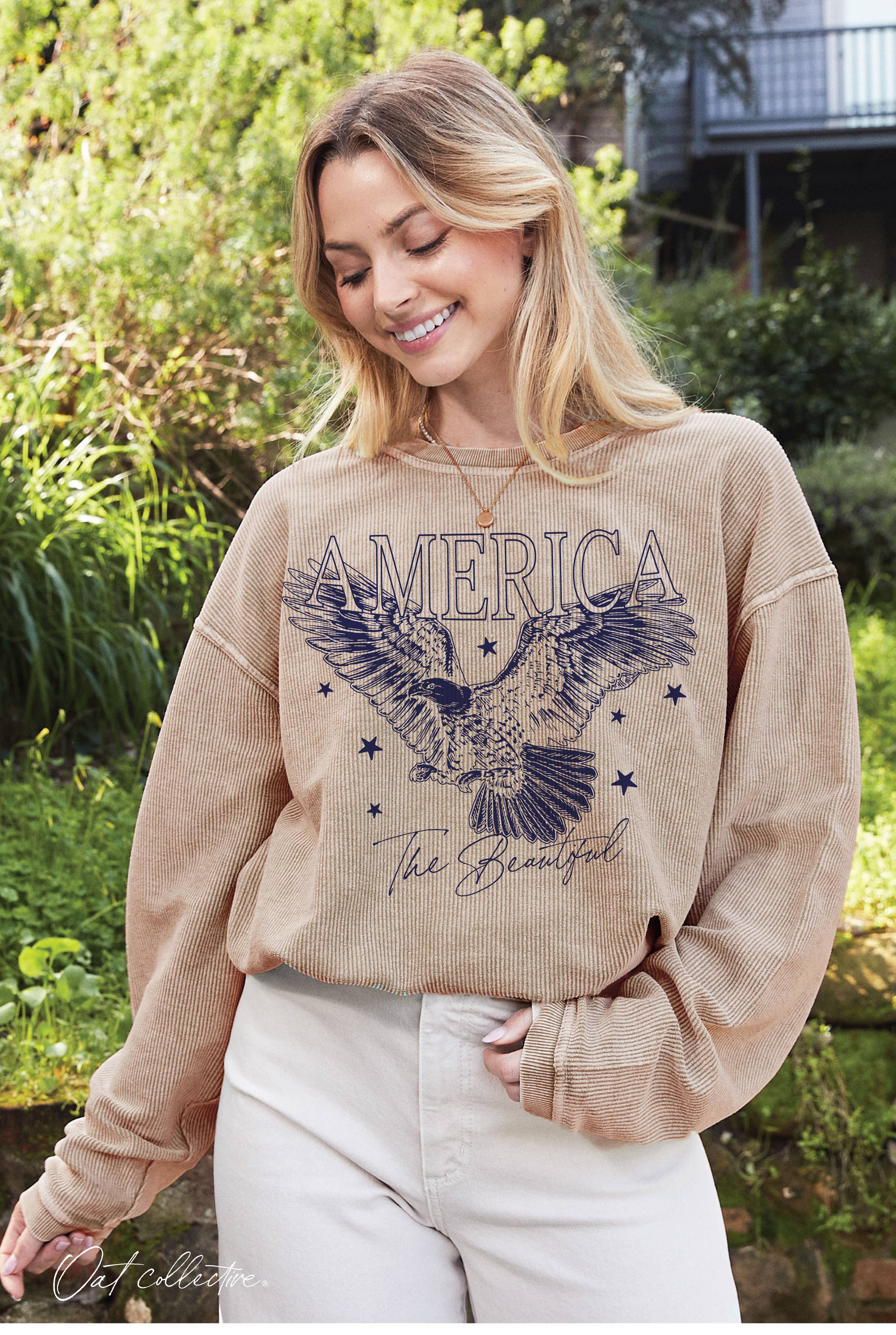 America the Beautiful Thermal Vintage - Adult & Kids T-Shirts, Sweatshirts & Hoodies apparel design preview 1