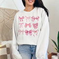Coquette Pink Bow Valentines Day - Adult & Kids T-Shirts, Sweatshirts & Hoodies apparel design preview 1