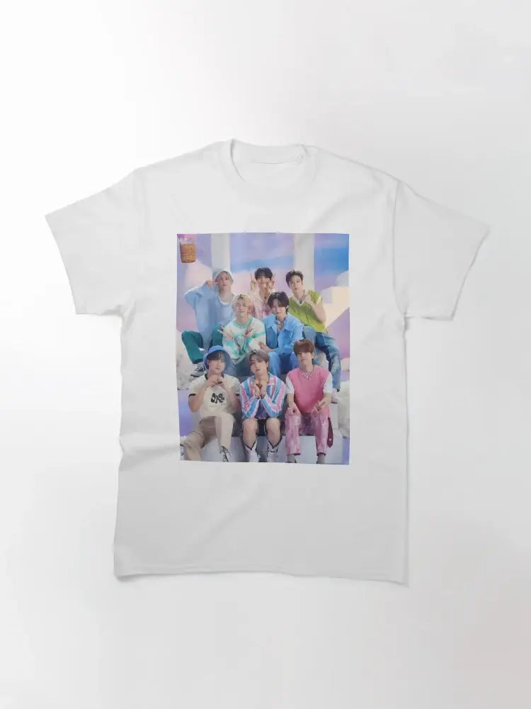 Stray Kids Skz 2024 Cute Happy Smiling Idols Fluffy - Adult & Kids T-Shirts, Sweatshirts & Hoodies apparel design preview 1