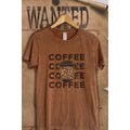 Coffee Vintage Mineral Wash Graphic - Adult & Kids T-Shirts, Sweatshirts & Hoodies apparel design preview 1