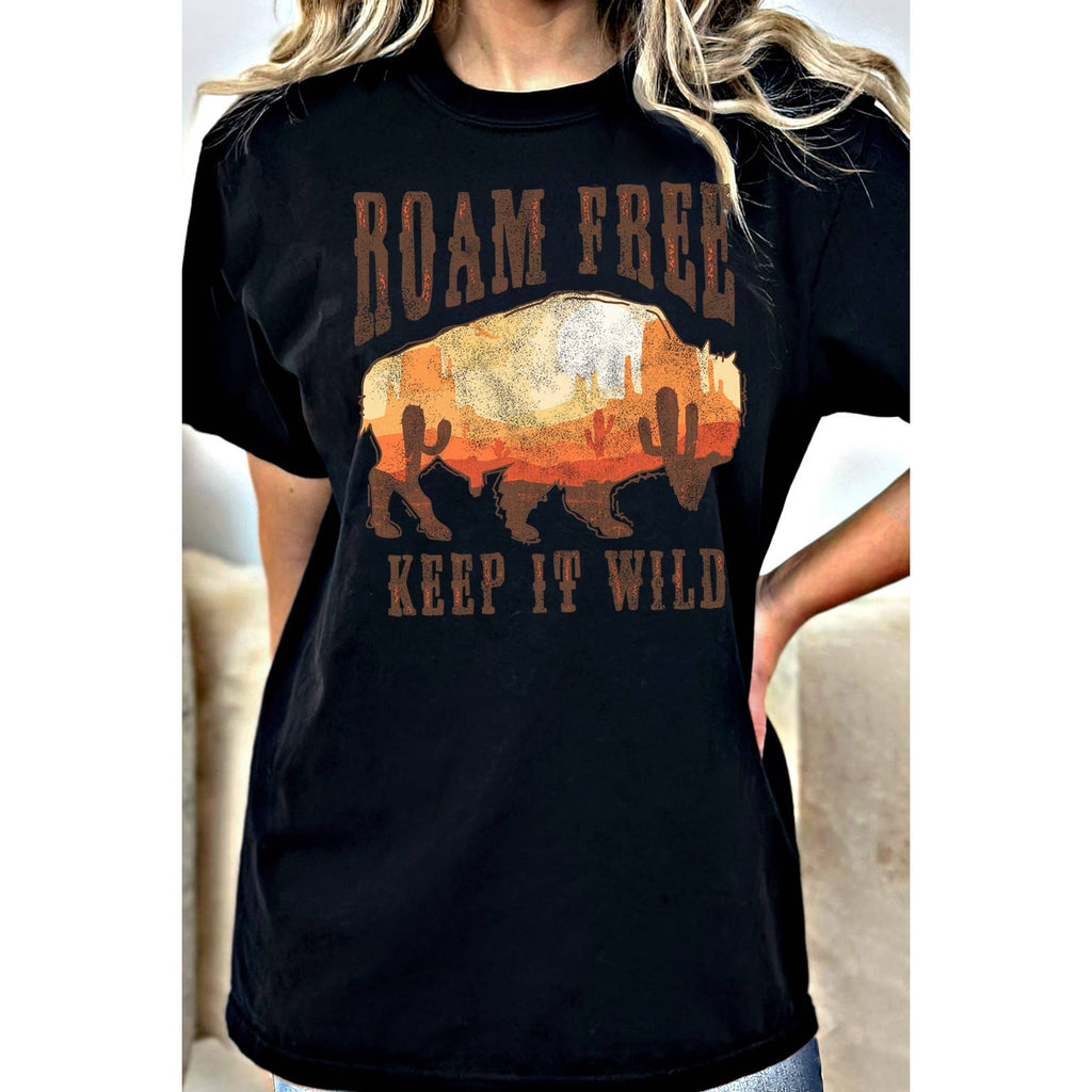 Roam Free Keep It Wild - Adult & Kids T-Shirts, Sweatshirts & Hoodies apparel design preview 1