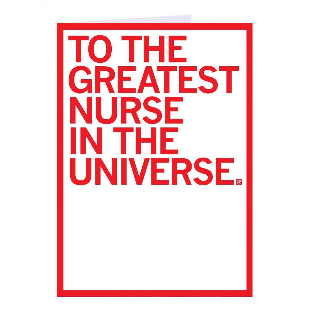 Greatest Nurse Greeting Card - Adult & Kids T-Shirts, Sweatshirts & Hoodies apparel design preview 1