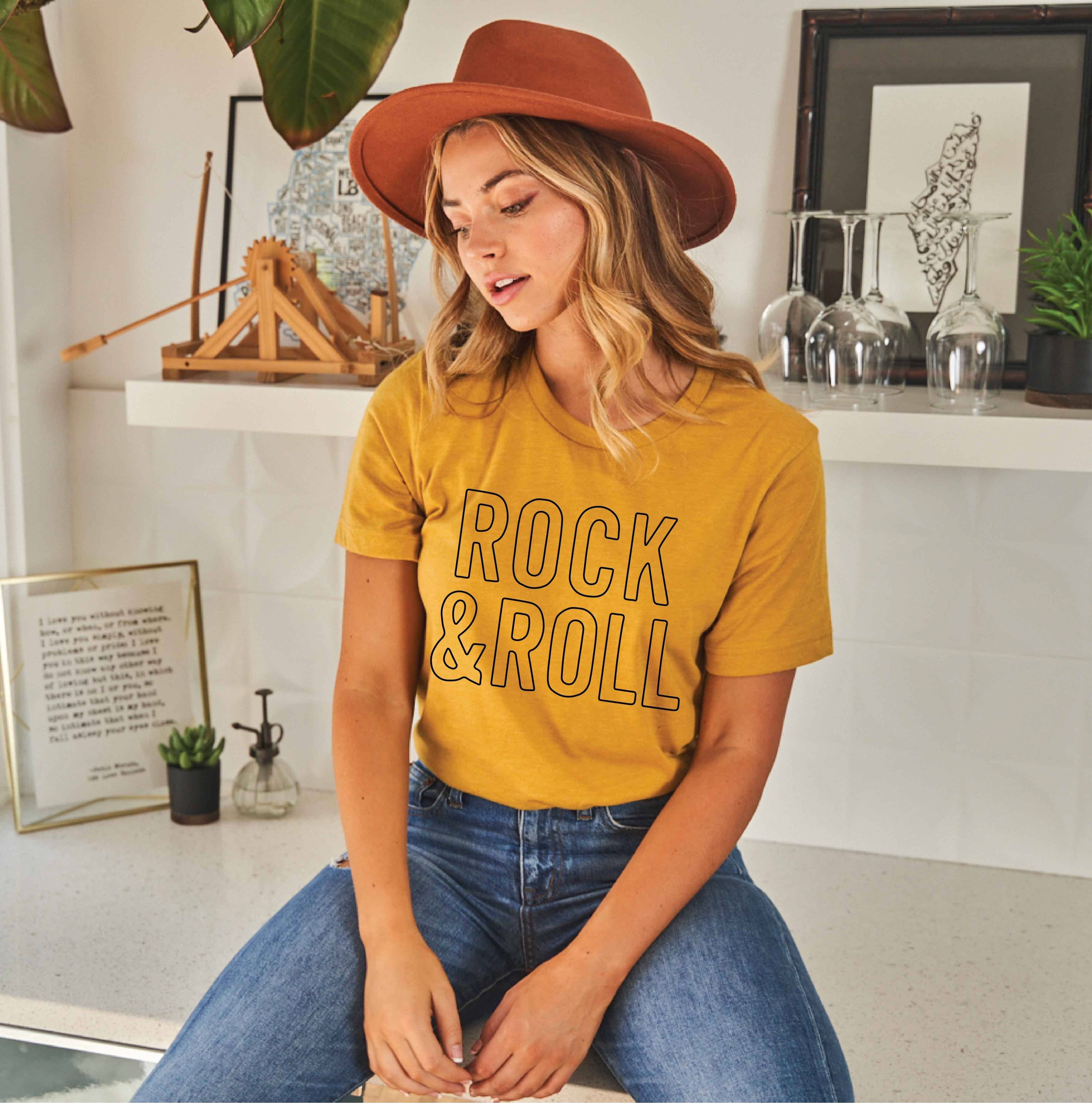 Rock and Roll Graphic - Adult & Kids T-Shirts, Sweatshirts & Hoodies apparel design preview 1