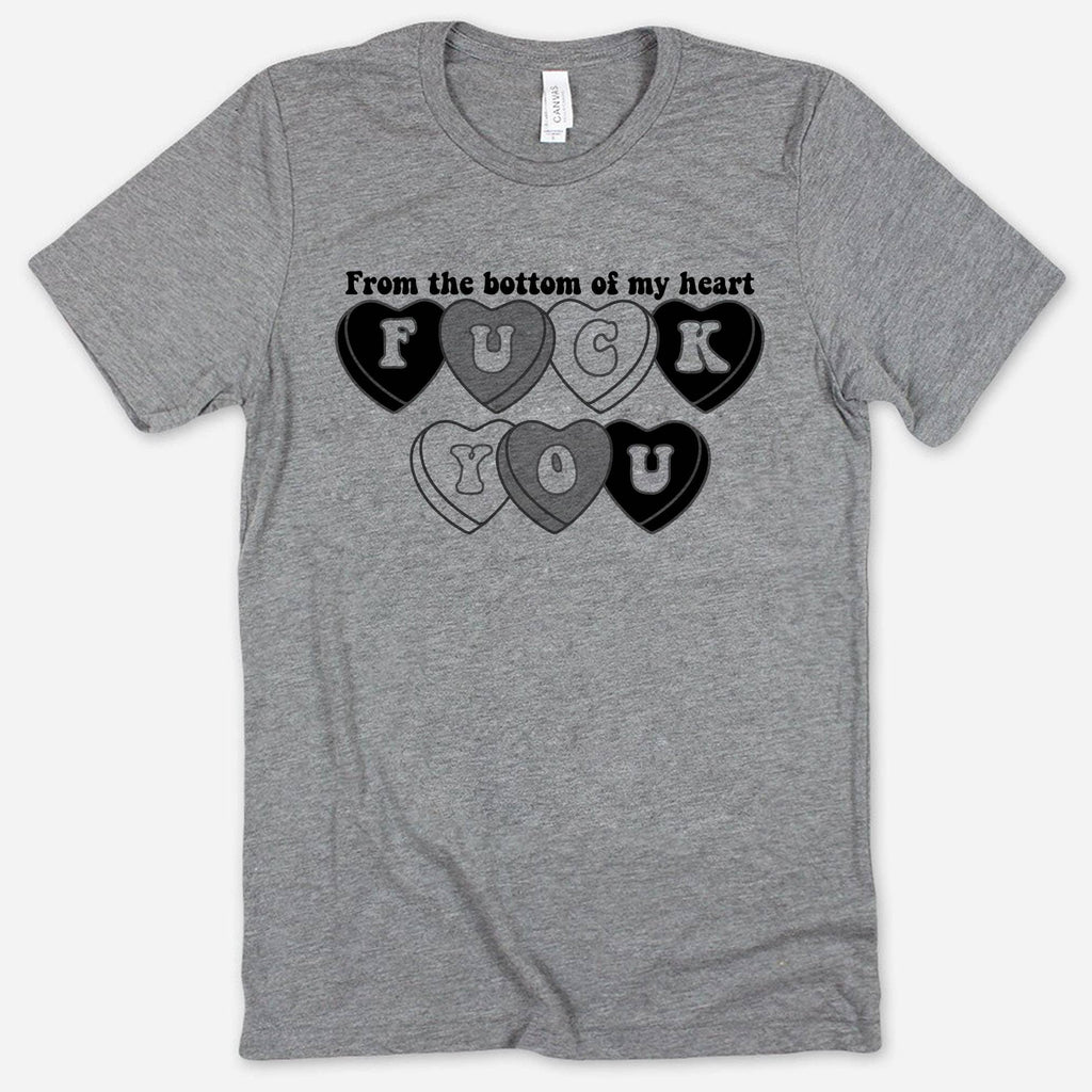 From the Bottom of My Heart, F#@K You Funny - Adult & Kids T-Shirts, Sweatshirts & Hoodies apparel design preview 1