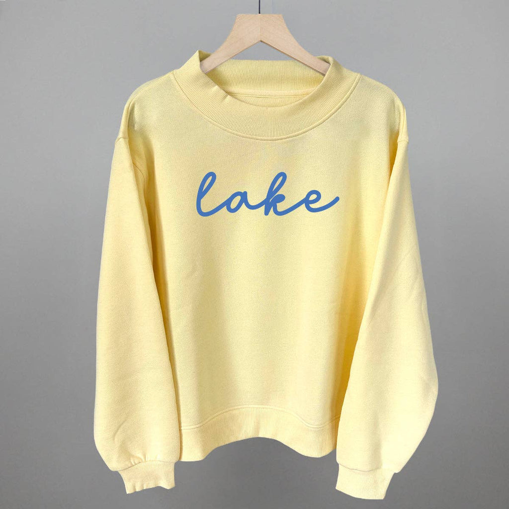 Lake Blue Script - Adult & Kids T-Shirts, Sweatshirts & Hoodies apparel design preview 1