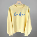Lake Blue Script - Adult & Kids T-Shirts, Sweatshirts & Hoodies apparel design preview 1