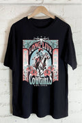 Long Live Cowgirls Flower Oversize Graphic - Adult & Kids T-Shirts, Sweatshirts & Hoodies apparel design preview 1