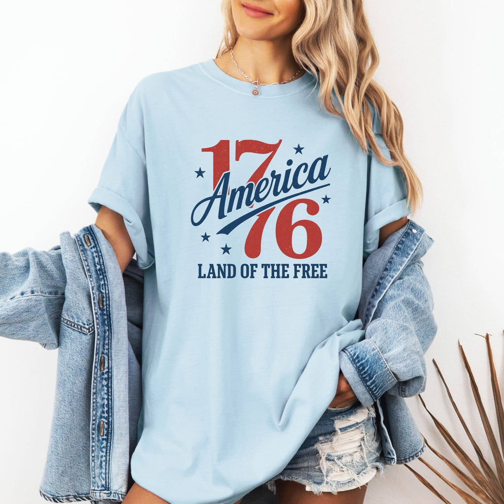 1776 America Graphic 4Th of July Western - Adult & Kids T-Shirts, Sweatshirts & Hoodies apparel design preview 1