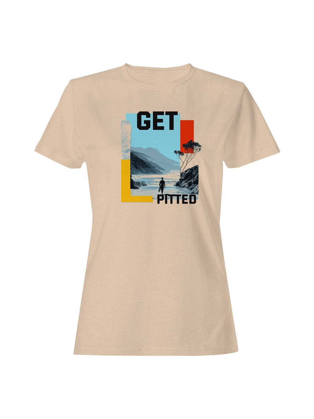 Get Pitted Surf Adventure Art Women's - Adult & Kids T-Shirts, Sweatshirts & Hoodies apparel design preview 1
