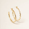 SM-14K Gold Dipped Twisted Hoop Earrings - Adult & Kids T-Shirts, Sweatshirts & Hoodies apparel design preview 1