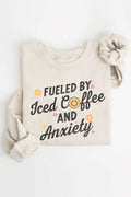 Fueled By Iced Coffee Graphic Brushed - Adult & Kids T-Shirts, Sweatshirts & Hoodies apparel design preview 1