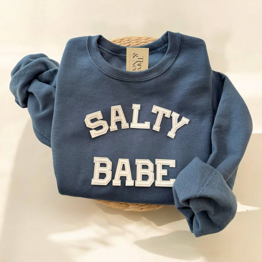 Salty Babe Beach Summer - Adult & Kids T-Shirts, Sweatshirts & Hoodies apparel design preview 1