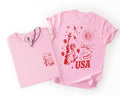 USA, Doodles, America, 4th of July, Comfort Colors - Adult & Kids T-Shirts, Sweatshirts & Hoodies apparel design preview 1