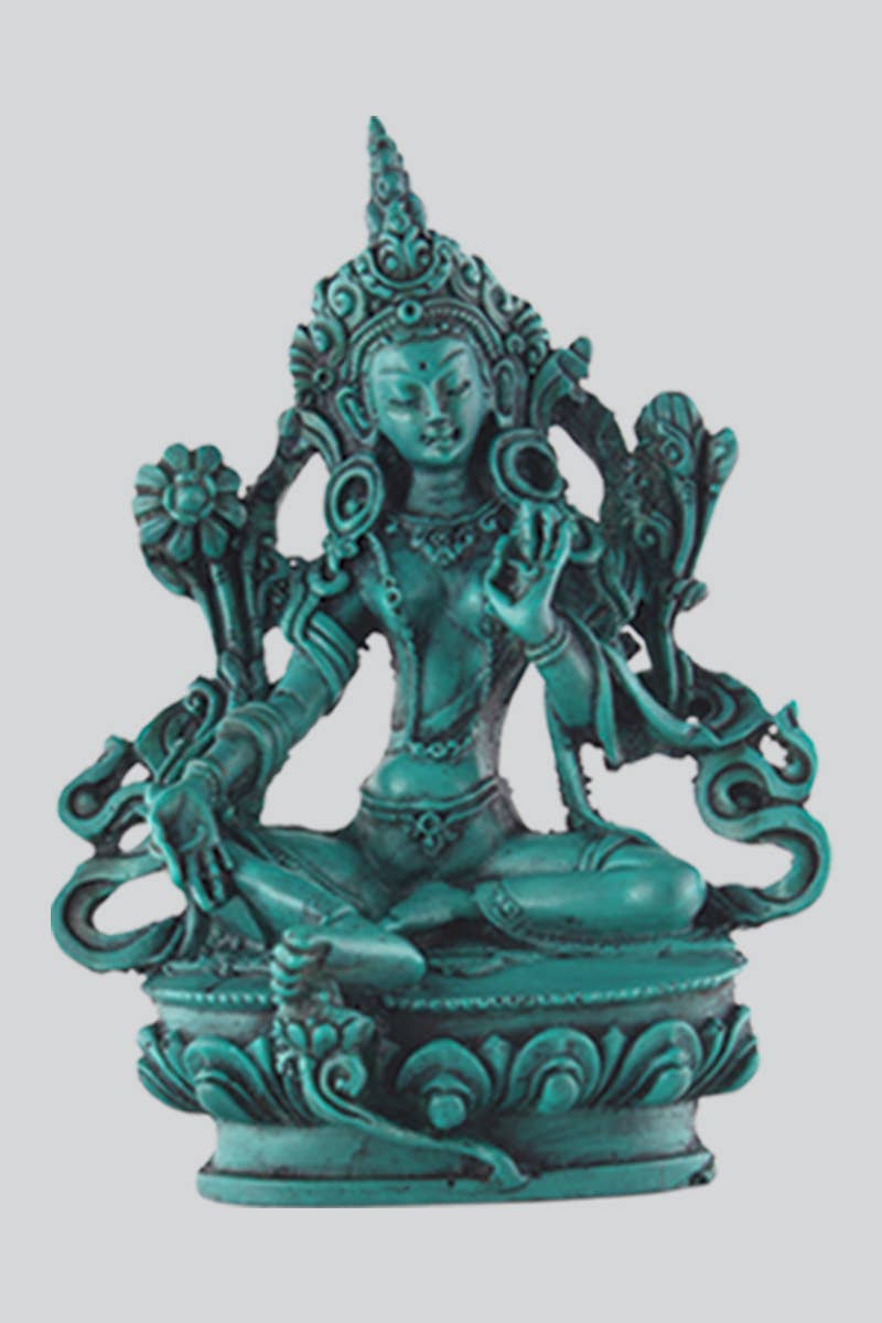 Green Tara Resin Statue (CL-202) - Adult & Kids T-Shirts, Sweatshirts & Hoodies apparel design preview 1