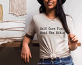 Self Care Tip Read the Bible - Adult & Kids T-Shirts, Sweatshirts & Hoodies apparel design preview 1