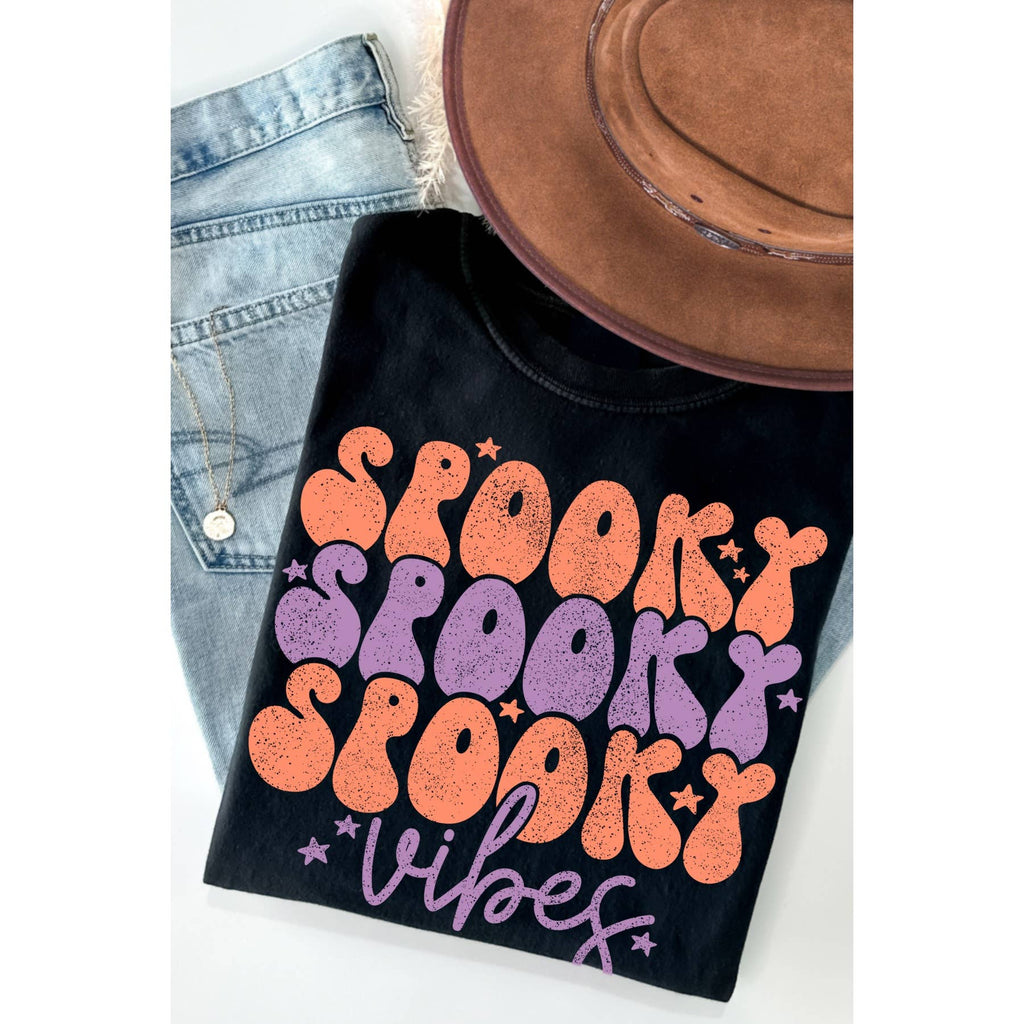 Spooky Vibes - Adult & Kids T-Shirts, Sweatshirts & Hoodies apparel design preview 1