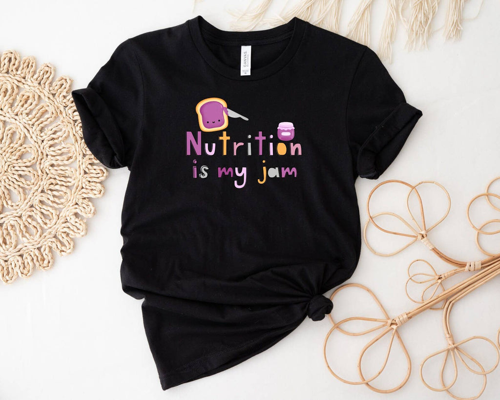 Nutrition Is My Jam - Adult & Kids T-Shirts, Sweatshirts & Hoodies apparel design preview 1