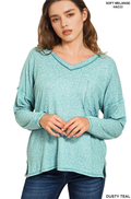 0926 Soft Melange Hacci Exposed Seam Coin Pocket - Adult & Kids T-Shirts, Sweatshirts & Hoodies apparel design preview 1