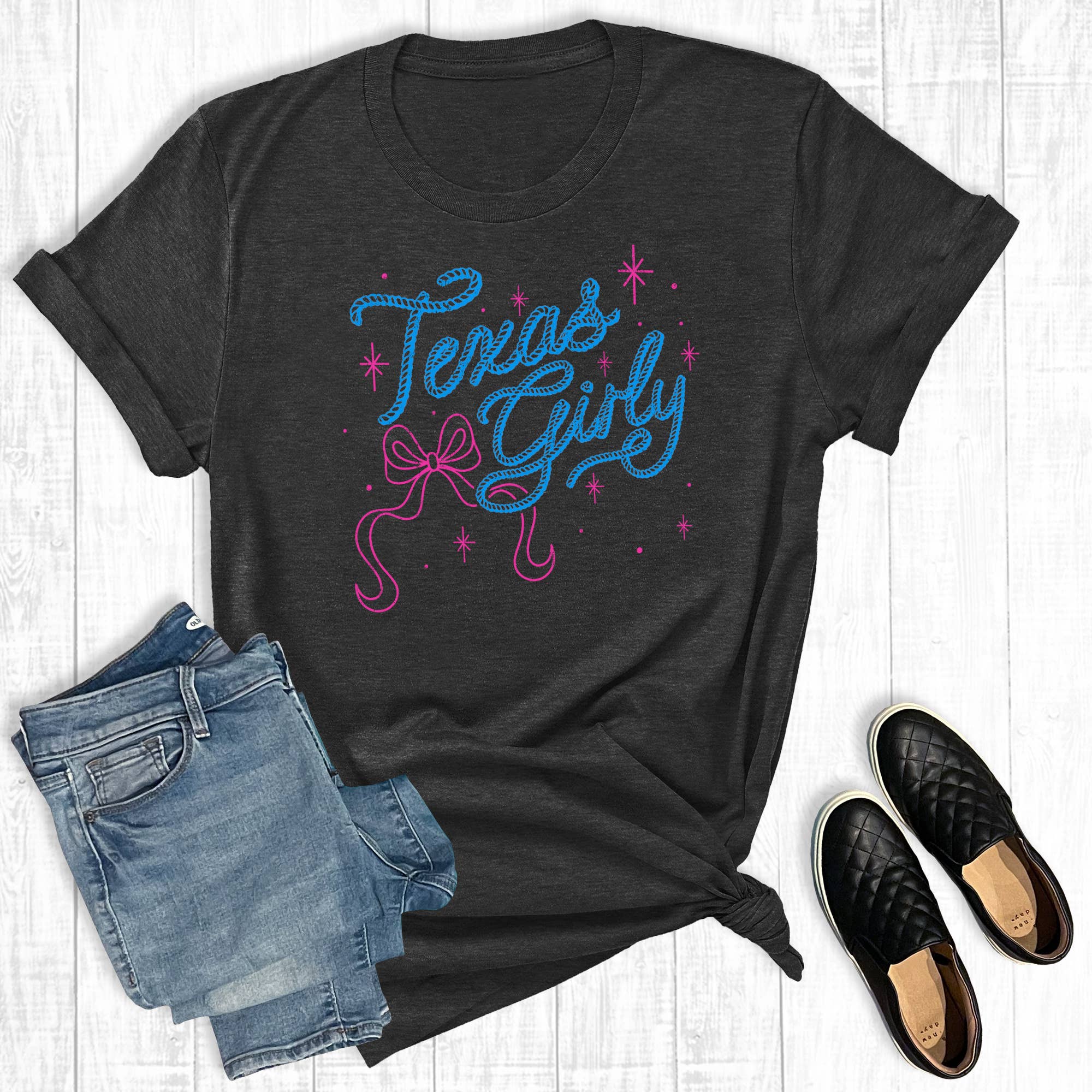 Western Texas Girly Graphic - Adult & Kids T-Shirts, Sweatshirts & Hoodies apparel design preview 1