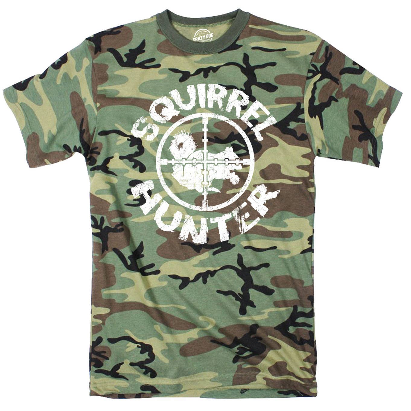 Squirrel Hunter Men's - Adult & Kids T-Shirts, Sweatshirts & Hoodies apparel design preview 1