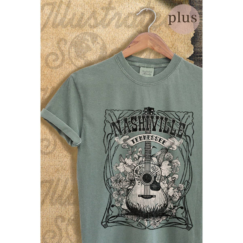 Nashville Vintage Graphic Plus - Adult & Kids T-Shirts, Sweatshirts & Hoodies apparel design preview 1