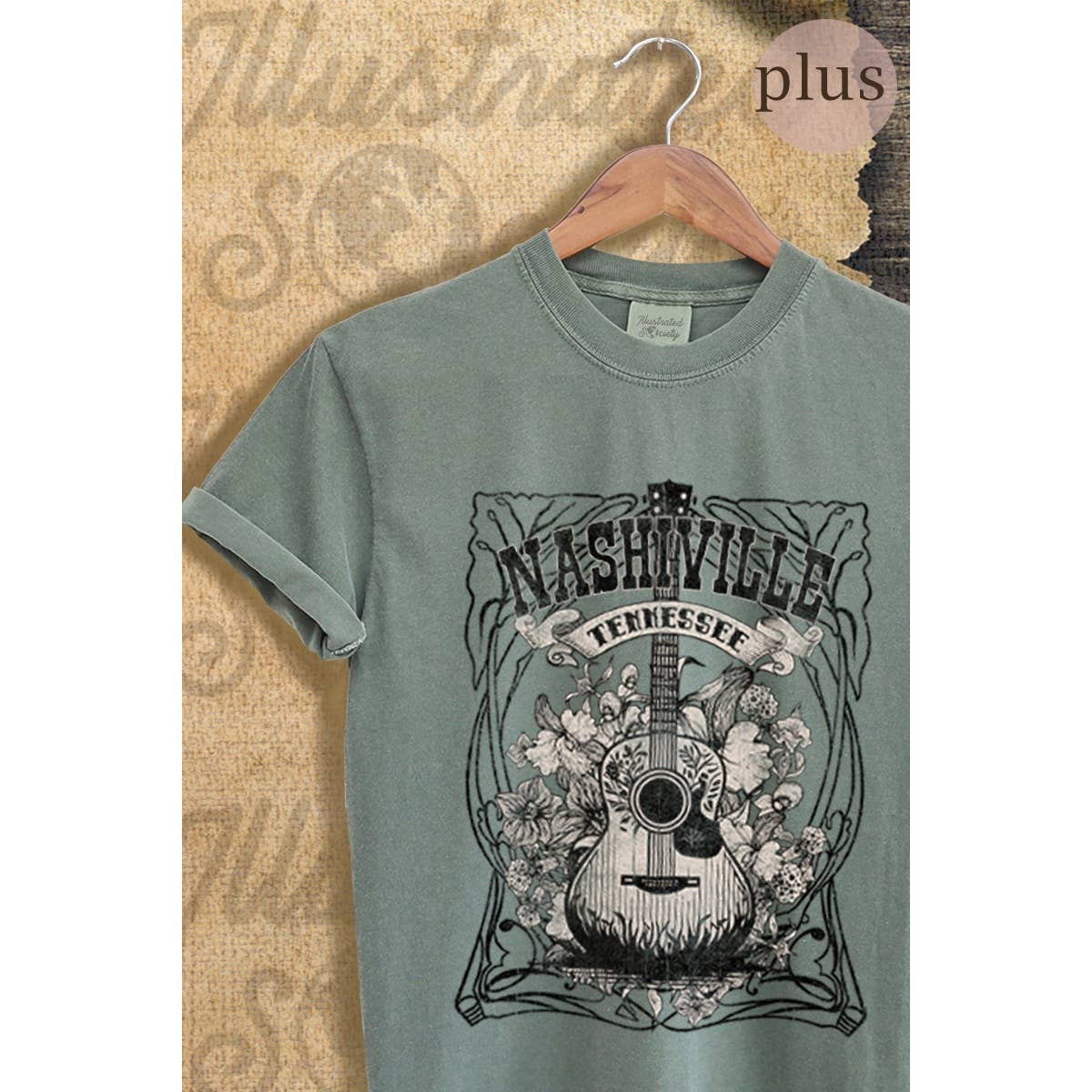 Nashville Vintage Graphic Plus - Adult & Kids T-Shirts, Sweatshirts & Hoodies apparel design preview 1