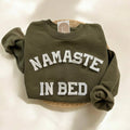 Namaste in Bed Funny Yoga Clothing For Women - Adult & Kids T-Shirts, Sweatshirts & Hoodies apparel design preview 1