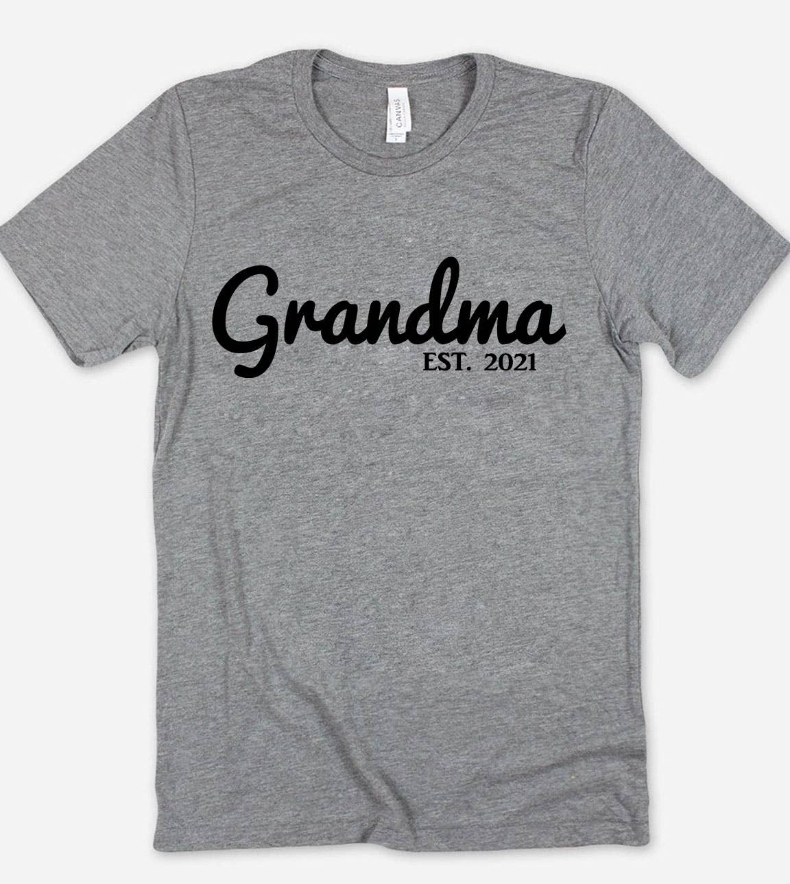 Grandma Est 2021 Pregnancy Announcement - Adult & Kids T-Shirts, Sweatshirts & Hoodies apparel design preview 1