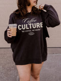 Coffee Culture Graphic Black - Adult & Kids T-Shirts, Sweatshirts & Hoodies apparel design preview 1