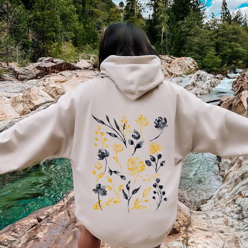 Botanical Pattern, Floral Outlines, Flower - Adult & Kids T-Shirts, Sweatshirts & Hoodies apparel design preview 1