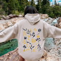 Botanical Pattern, Floral Outlines, Flower - Adult & Kids T-Shirts, Sweatshirts & Hoodies apparel design preview 1