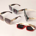 Chunky Chain Deco Legs Thin Frame Sunglasses - Adult & Kids T-Shirts, Sweatshirts & Hoodies apparel design preview 1