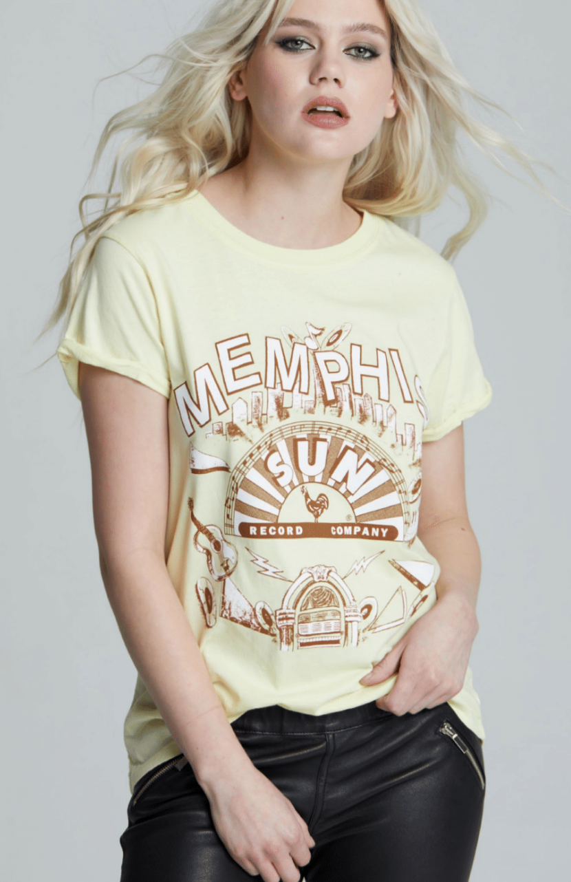 302322 630 Sun Records X Elvis Presley Memphis - Adult & Kids T-Shirts, Sweatshirts & Hoodies apparel design preview 1