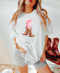 Transfer Only, Cowboy Boots Screen Print Western - Adult & Kids T-Shirts, Sweatshirts & Hoodies apparel design preview 1