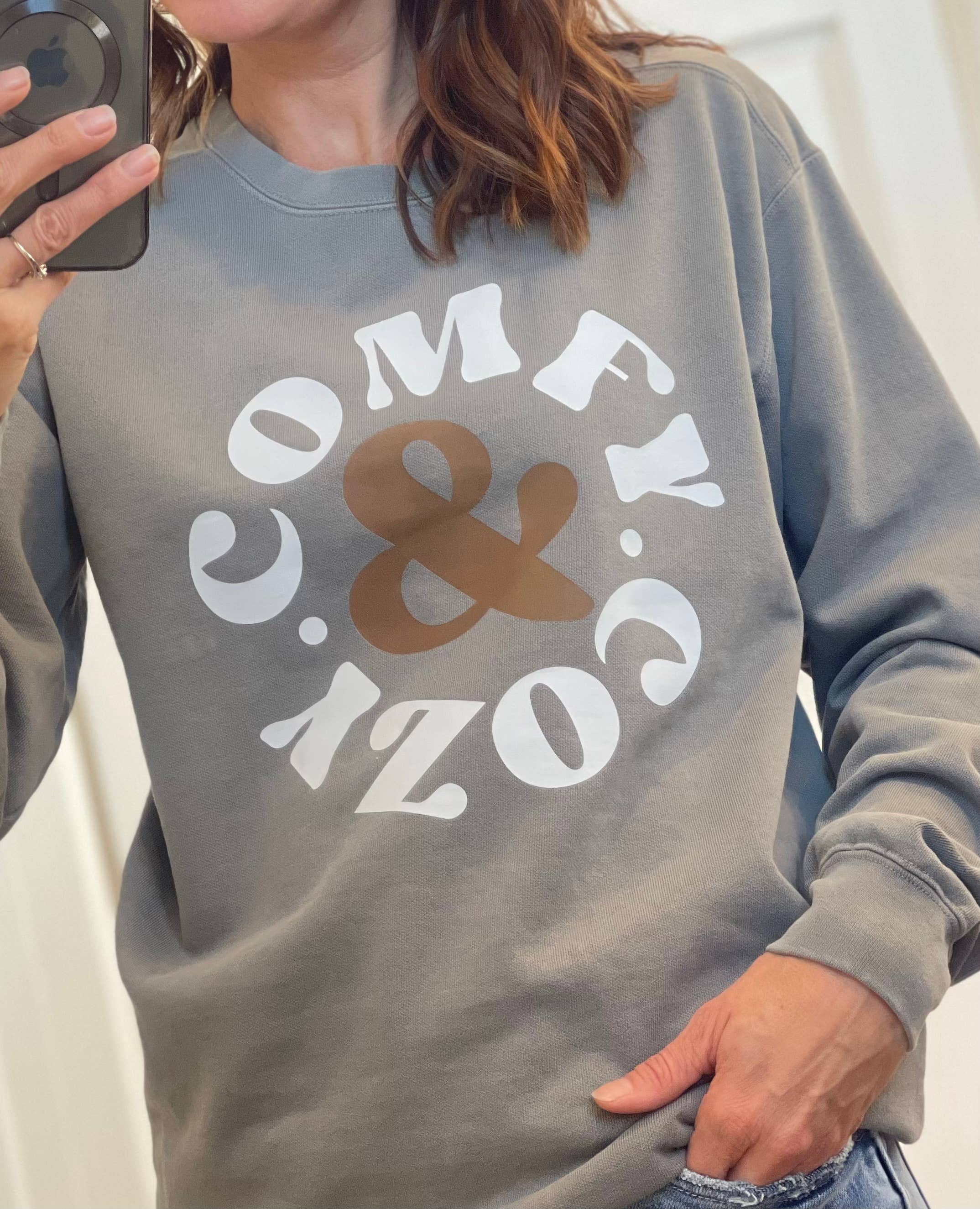 Comfy Cozy Crewneck - Adult & Kids T-Shirts, Sweatshirts & Hoodies apparel design preview 1