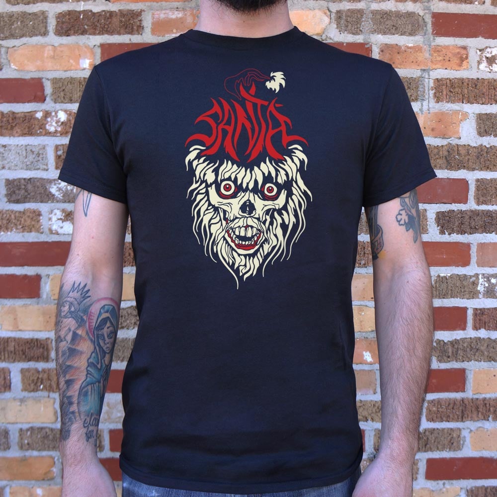 Death Metal Santa - Adult & Kids T-Shirts, Sweatshirts & Hoodies apparel design preview 1
