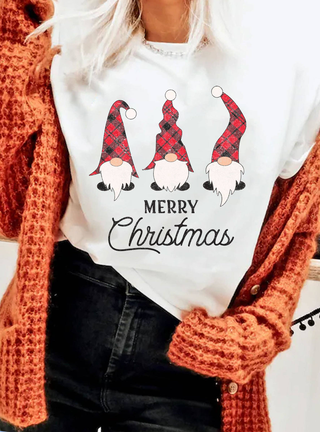 Merry Christmas Gnomes Graphic - Adult & Kids T-Shirts, Sweatshirts & Hoodies apparel design preview 1