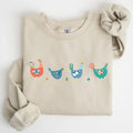 Easter Chickens and Eggs, Spring, Colorful - Adult & Kids T-Shirts, Sweatshirts & Hoodies apparel design preview 1