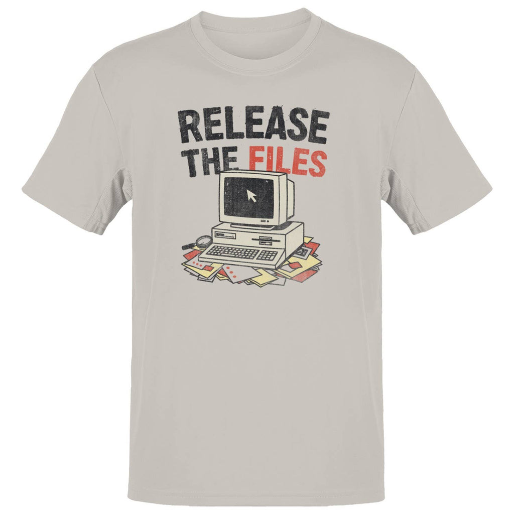 Release the Files Retro Computer Art Men's - Adult & Kids T-Shirts, Sweatshirts & Hoodies apparel design preview 1