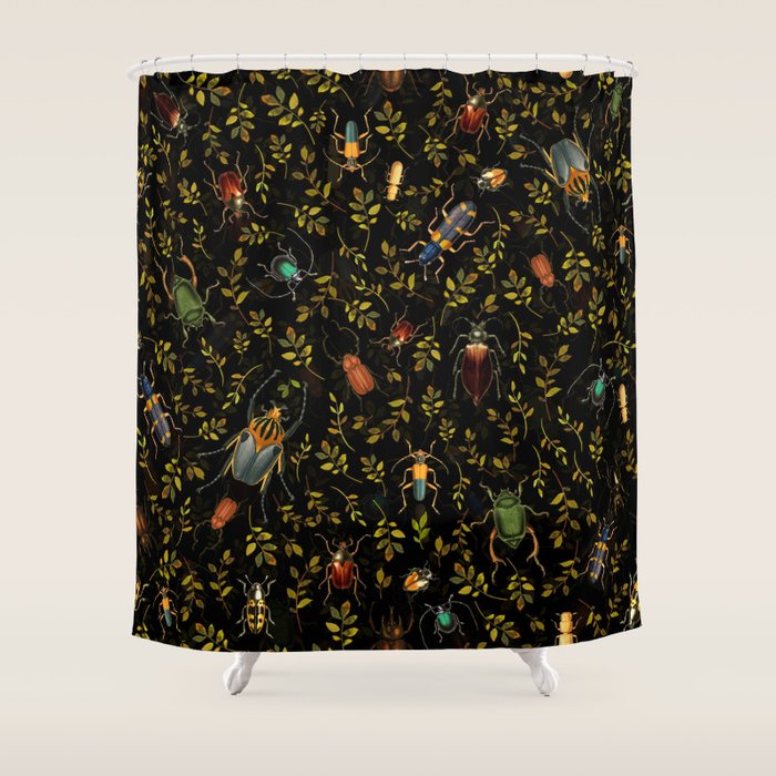 Vintage Mystic Night Beetle And Bugs Dance Shower - Adult & Kids T-Shirts, Sweatshirts & Hoodies apparel design preview 1